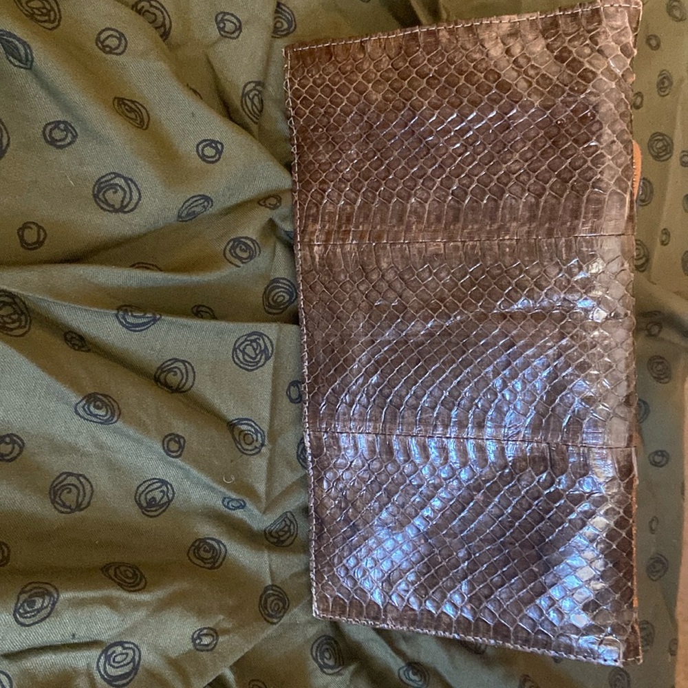 Vintage Python Clutch Bag - Picture 2 of 10